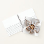 Carnet Floral Elegance Modern Abstract Fractal Art (Intérieur)