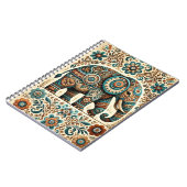 Carnet Floral Elephant personnalisable (Côté gauche)