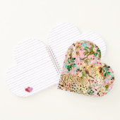 Carnet Floral empreinte de léopard tropical hawaïen (Intérieur)