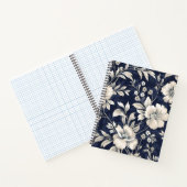 Carnet Floral en bleu (Intérieur)