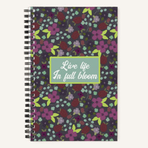 Carnet floral en pleine floraison