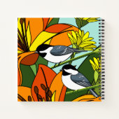 Carnet Floral et poulet (Dos)