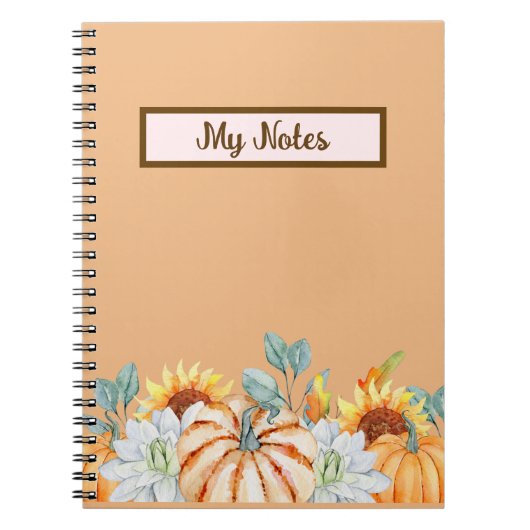 Carnet Floral Fall Inspire School (Devant)