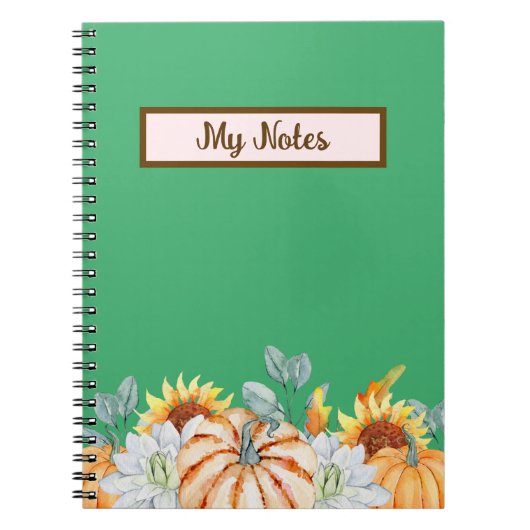 Carnet Floral Fall Inspire School (Devant)