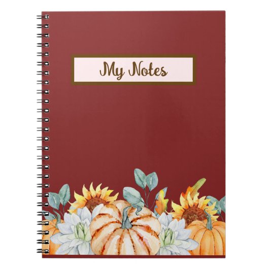 Carnet Floral Fall Inspire School (Devant)
