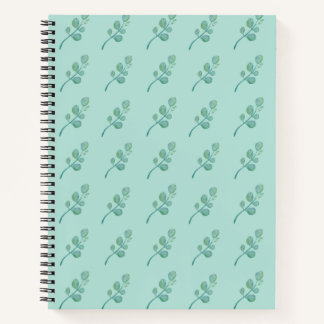 Carnet Floral feuille vintage