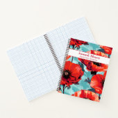 Carnet Floral Fleur de pavot californienne (Intérieur)