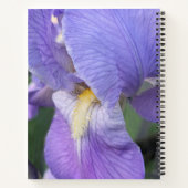 Carnet Floral Fleur d'Iris Pourpre (Dos)