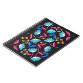 Carnet Floral folkart abstrait coloré (Côté gauche)