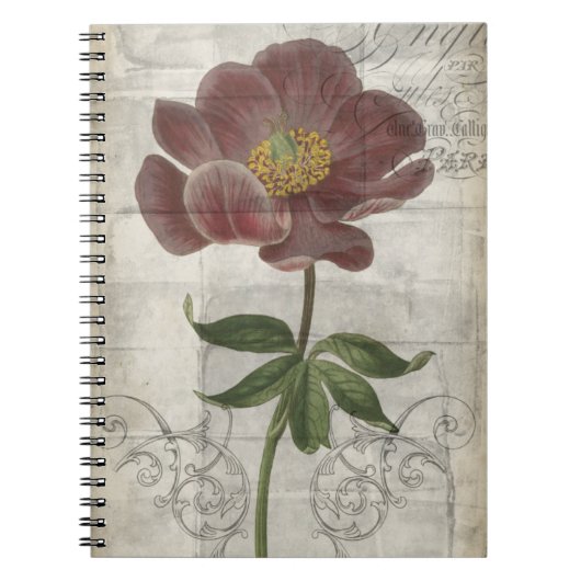 Carnet Floral français I (Devant)