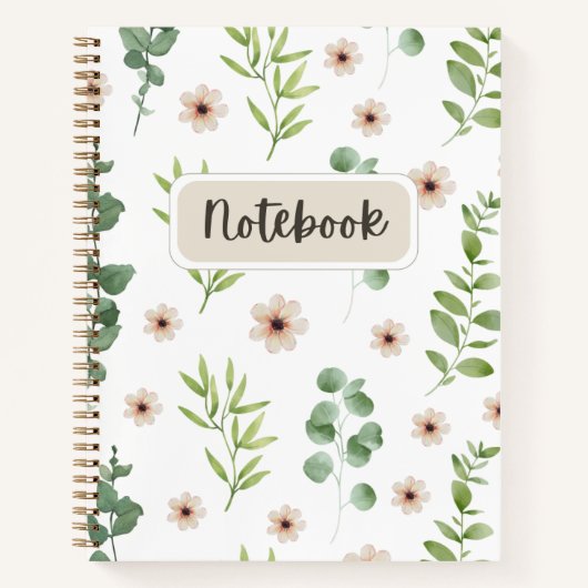 Carnet Floral Girly (Devant)