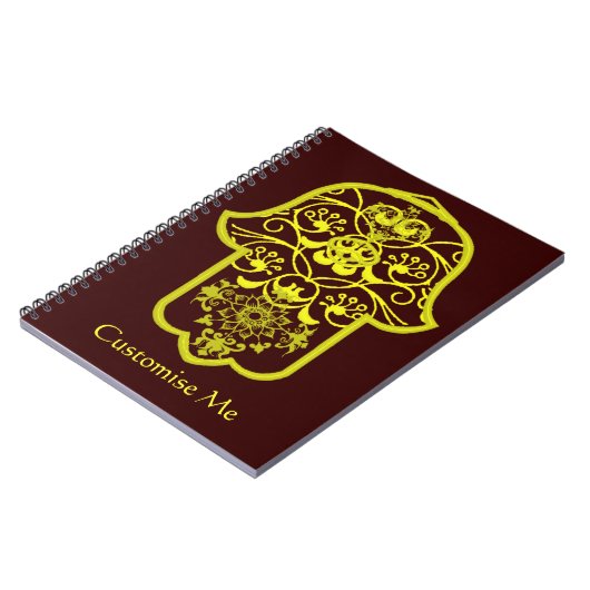 Carnet Floral Hamsa (Côté gauche)