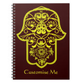 Carnet Floral Hamsa (Devant)