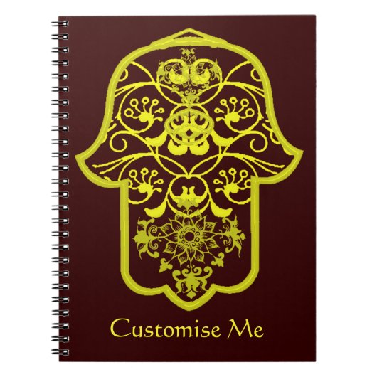 Carnet Floral Hamsa (Devant)