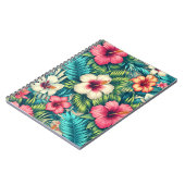 Carnet Floral hawaïen/tropical (Côté gauche)
