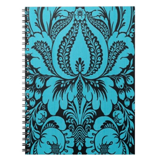 Carnet floral Imaginaire bleu (Devant)