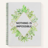 Carnet floral inspirant (Devant)