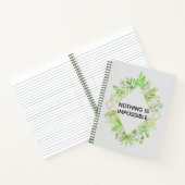 Carnet floral inspirant (Intérieur)