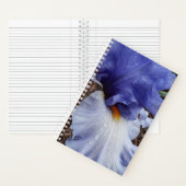 Carnet Floral Iris Barbu Violet (À l'intérieur)