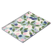 Carnet floral Jardin de myrtilles  (Côté gauche)