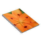 Carnet Floral Lily orange (Côté Droit)