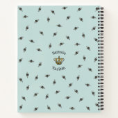 Carnet Floral Mint Best Maman Ever Queen Bee (Dos)