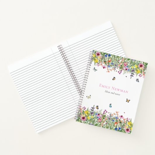 Carnet Floral moderne (Intérieur)
