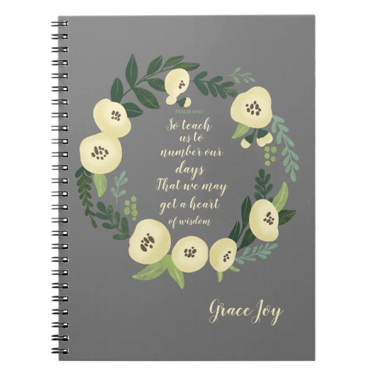 Carnet Floral moderne (Devant)