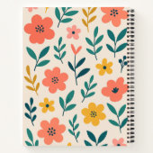 Carnet Floral moderne (Dos)