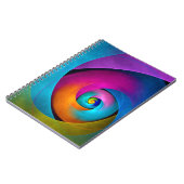 Carnet Floral moderne Art Abstrait rose Bleu Motif #17 (Côté gauche)