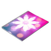 Carnet Floral moderne couleur rose Ombre (Côté gauche)
