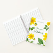 Carnet floral moderne de sermon (Intérieur)
