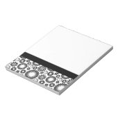 Carnet floral noir et blanc (Tourné)