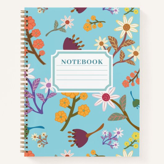 Carnet Floral Notebook (Devant)
