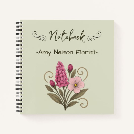 Carnet Floral Notes & Daily Planning-florist (Devant)