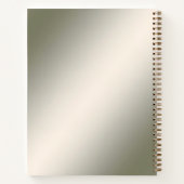 Carnet floral or (Dos)