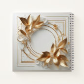 Carnet Floral Or Élégant (Dos)