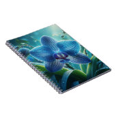 Carnet Floral orchidée bleue (Côté Droit)