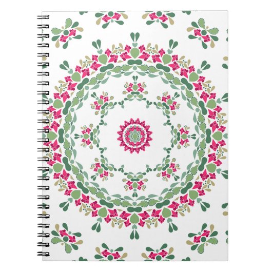 Carnet Floral ornament (Devant)