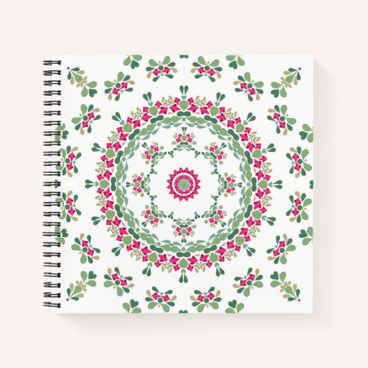 Carnet Floral ornament (Devant)