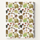 Carnet Floral Otoñal con nombre personalizado para ella (Dos)