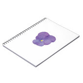 Carnet floral Pansy Focus (Côté gauche)