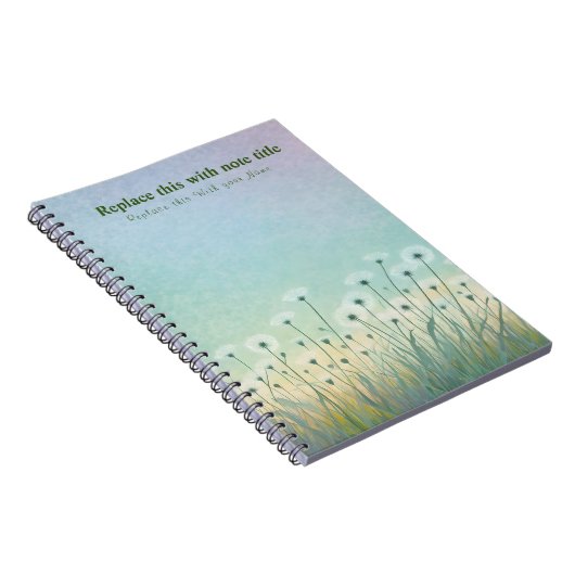 Carnet floral Pastel (Côté Droit)