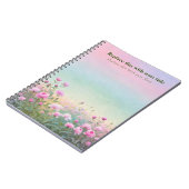 Carnet floral Pastel (Côté gauche)