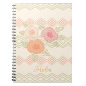 Carnet floral Pastel (Devant)