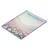 Carnet floral Pastel (Côté gauche)