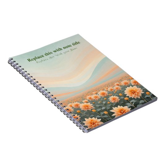 Carnet floral Pastel (Côté Droit)