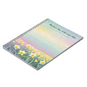 Carnet floral Pastel (Côté gauche)