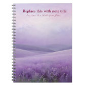 Carnet floral Pastel (Devant)