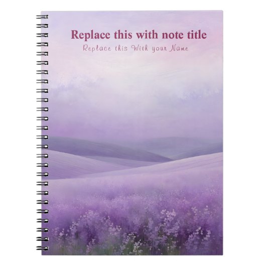 Carnet floral Pastel (Devant)